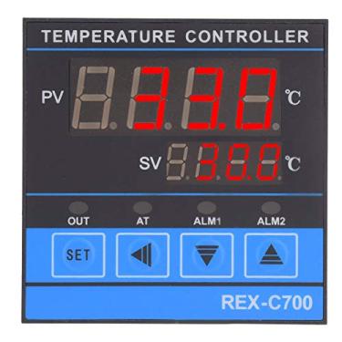 Imagem de Hyuduo Controlador de Temperatura Digital REX C700 Controle PID de Alta Precisão Com Ajuste Automático Faixa de Temperatura de 0-400 ℃ Com SSR e Saída de RELÉ para Uso Industrial e