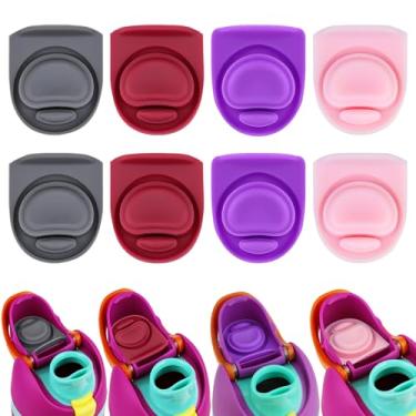 Imagem de ZONBBEE 8 peças de rolha de substituição para Owala FreeSip 680.4 g 947.2 g, tampa de tampa de tampa de silicone superior acessórios de reposição compatíveis com Owala 16/19/24/32/1,134 g (4 cores