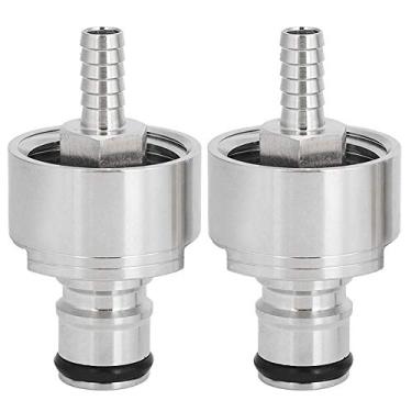 Imagem de Generic Tipo de Bloqueio de Bola Resistente à Pressão do Tampão de Carbonatação de Aço Inoxidável para Cervejeiros Caseiros, 2 Pces, Apto para Garrafas do Animal de Estimação Refresco