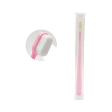 Imagem de Escova De Dentes De Pelúcia Macia Com Cerdas Ultrafinas Para Gengivas 