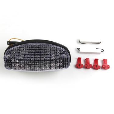 Imagem de Lanterna traseira de LED Arashi para Honda CBR1100XX 1997-1998, CB600F Hornet 600 1998-2002, Shadow SPIRIT 1100 SHADOW VLX 1999-2005, luz traseira de freio de seta, lente transparente integrada