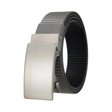 Imagem de Cinto Tático Unissex De Lona Com Fivela De Metal, Faixa De Nylon Elást