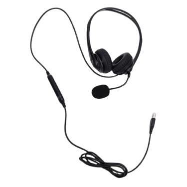 Imagem de Fabater Fones de Ouvido Estéreo Com Fio Com Microfone Ajustável, Som de Qualidade para Computador, Longas Chamadas Em Conferência