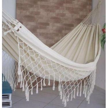 Imagem de Rede De Dormir Artesanal - Linha Deluxe - 200kg - Deluxe - Fioseredes