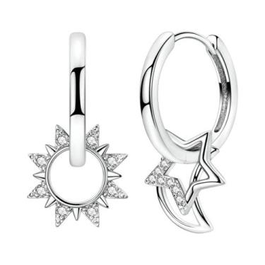 Imagem de Brinco original 925 prata esterlina cereja arco pendientes para mulher