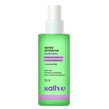 Imagem de Spray Antiacne Corporal Sallve 120ml-Unissex