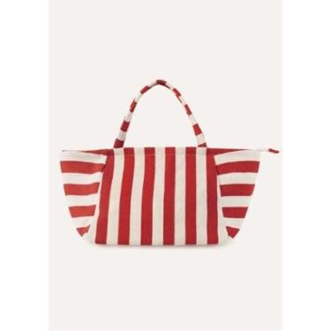 Imagem de Bolsa Feminina Tote Grande Listrada-Feminino
