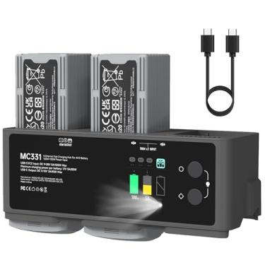 Imagem de Carregador de bateria inteligente 200W Air 3/3S para DJI Air 3 Series, paralelo de três canais, hub de carregamento rápido USB para drone/drone RC, com descarga/armazenamento/equalização de bateria