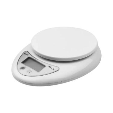 Imagem de Balança Digital De Cozinha LED 5kg 1g Portátil Para Medir Alimentos, C