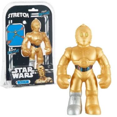 Imagem de Boneco Elástico Stretch Armstrong C-3PO Disney Star Wars 17Cm - Estica