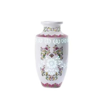 Imagem de Flores frescas de cerâmica vitrificada vaso requintado casa sala de estar TV estudo mesa de jantar decoração e ornamentos adequados para uso interno