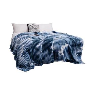 Imagem de Cobertor De Flanela Tie Dye, Grosso E Quente, Para Camas E Sofás, Tama