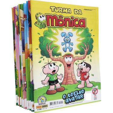 Imagem de Kit 10 Gibis Turma da Mônica 2016 Somente Quadrinhos Por Panini 66 Pág
