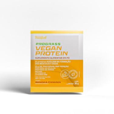 Imagem de Prograss vegan protein - banana & cinnamon - 35g - monodose - Trustfue