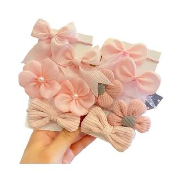 Imagem de Acessórios De Cabelo Elásticos Fofos Para Meninas, 10 Peças, Scrunchie