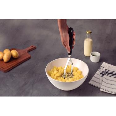 Imagem de Amassador Batata Inox Utilita Preto Tramontina