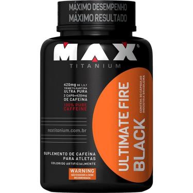 Imagem de Ultimate Fire Black 60 Cáps - Max Titanium-Unissex