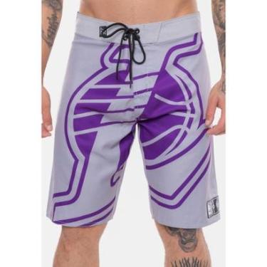 Imagem de Boardshort NBA Maxi Logo Los Angeles Lakers Masculino-Masculino