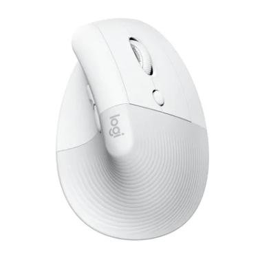 Imagem de Mouse Sem Fio, Logitech, Bluetooth, USB, Logi Bolt, Vertical Lift - Branco