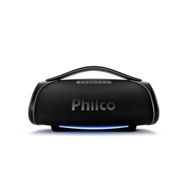 Imagem de Caixa de Som Portátil Philco Boombox PBX01 300W Bluetooth 30h Bateria Flash Light Preta