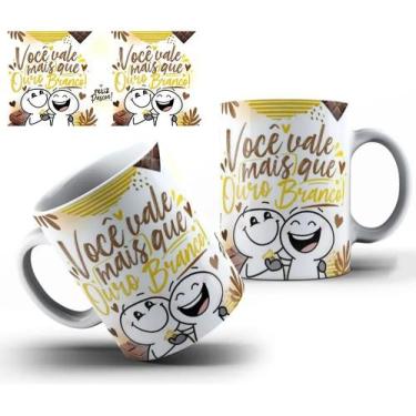Imagem de Caneca De Porcelana Personalizada Pascoa Chocolate - JCL STORE, Amarel
