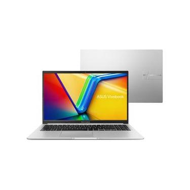 Imagem de Notebook ASUS Vivobook 15 M1502YA AMD Ryzen 7 5825U 16GB Ram 512GB SSD Windows 11 Home Tela 15.6 LED FHD Silver - NJ655W