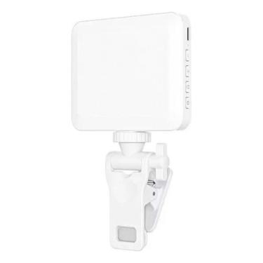 Imagem de Clip-on de selfie com luz de beleza portátil com 120 LED recarregável 