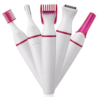 Imagem de Mini Depilador Elétrico Feminino – Depilação Prática – 4 Cabeças Versáteis