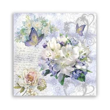 Imagem de 20 Guardanapos Para Decoupage Ambiente Flower Love - TULIP ARTS