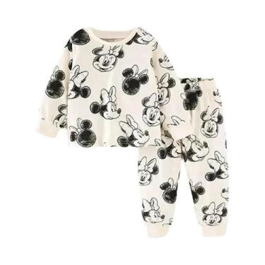 Imagem de Conjuntos De Roupas De Desenho Animado Para Crianças, Manga Longa, Con