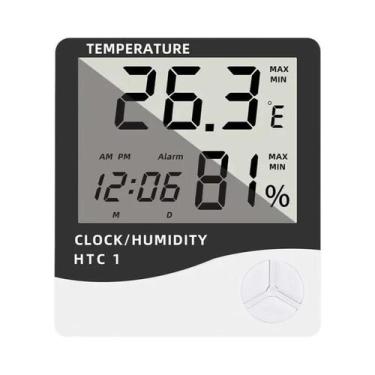 Imagem de Termômetro Digital LCD Interno, Higrômetro Eletrônico, Medidor De Temp