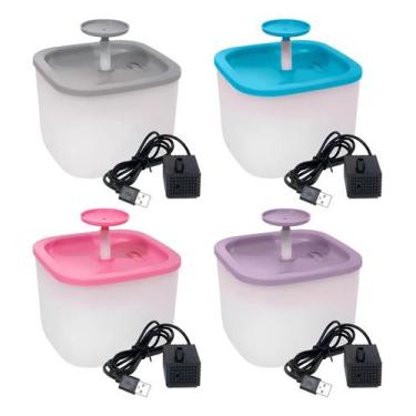 Imagem de Fonte Bebedouro Para Gatos Slim 1000ml - Eloo impots, azul