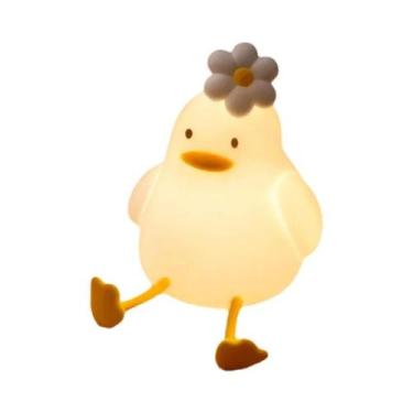 Imagem de Luminária LED De Pato Fofo Para Crianças, Recarregável via USB, Lâmpad