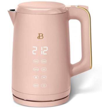 Imagem de Chaleira elétrica Beautiful 1,7L rosa com display touch, 4 programas de temperatura, modo manter aquecido, 1500W, 110V