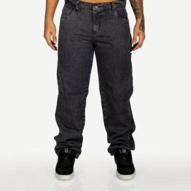 Imagem de Calça Overking Jeans Baggy Preto Estonado-Masculino