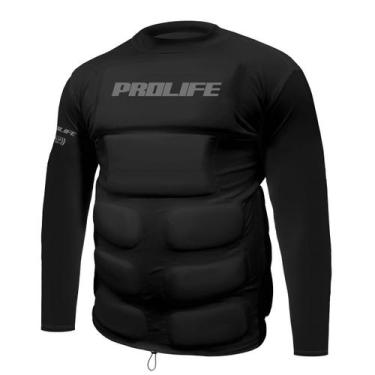 Imagem de Camisa Flutuadora Adulto Floater Mangas Longas Prolife, Preto, G (De 8