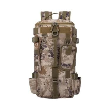 Imagem de Mochila De Pesca Super Grande De 42L Com Assento Para Vara De Pesca, A