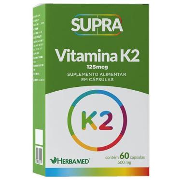 Imagem de Supra Vitamina K2 - 500mg 60 Cápsulas - Herbamed