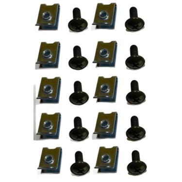 Imagem de Parafuso Presilhas Carenagem TITAN Biz 100 125 Kit 10uni - ETROS