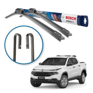 Imagem de Palheta Limpador Parabrisa Fiat Uno Palio Toro UnoMille Bosch Aerofit,