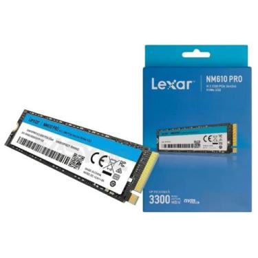 Imagem de SSD M.2 2280 NVMe 2TB Lexar NM610 PRO Preto Interno