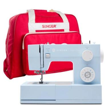 Imagem de Kit Máquina de Costura Facilita Pro Blue 4423 e Bolsa de Transporte - 