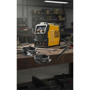 Imagem de 2x Solda 3 em 1: MIG, MMA, TIG Bivolt 150A Profissional - Congratulati