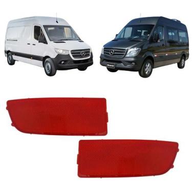 Imagem de Refletor Parachoque Traseiro Sprinter 415/ 515 - Par Completo - LNG, S