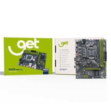 Imagem de Placa-Mãe Get H470 DDR4 64GB M.2 Intel HDMI, SATA III, USB