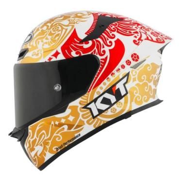 Imagem de Capacete KYT TT Revo Enea Indonésia Réplica 2023 Branco Tamanho:58, 58