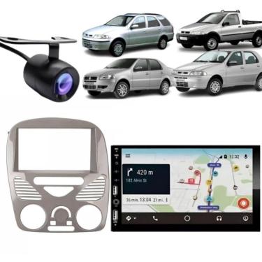 Imagem de Central Multimídia Automotiva MP5 DVD 2DIN com Bluetooth, Moldura e Câmera para Strada...