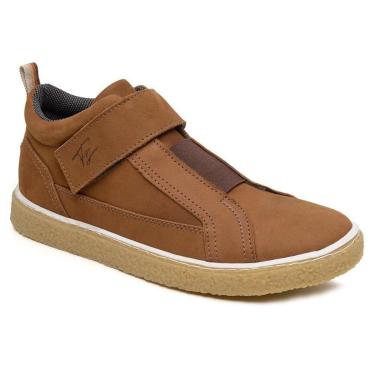 Imagem de Tênis Masculino Bota Couro Legítimo Leve Confortável Denver-Masculino