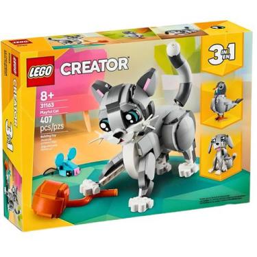 Imagem de Blocos de Montar Lego Creator 3 em 1 Gato Brincalhão 31163, 407 unidad