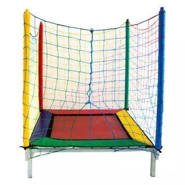 Imagem de Cama Elástica 1,40cm Quadrada  - Central JUjubrinq